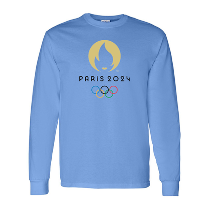 Youth  New Olympics 2024 Paris Logo Long sleeves T-Shirt