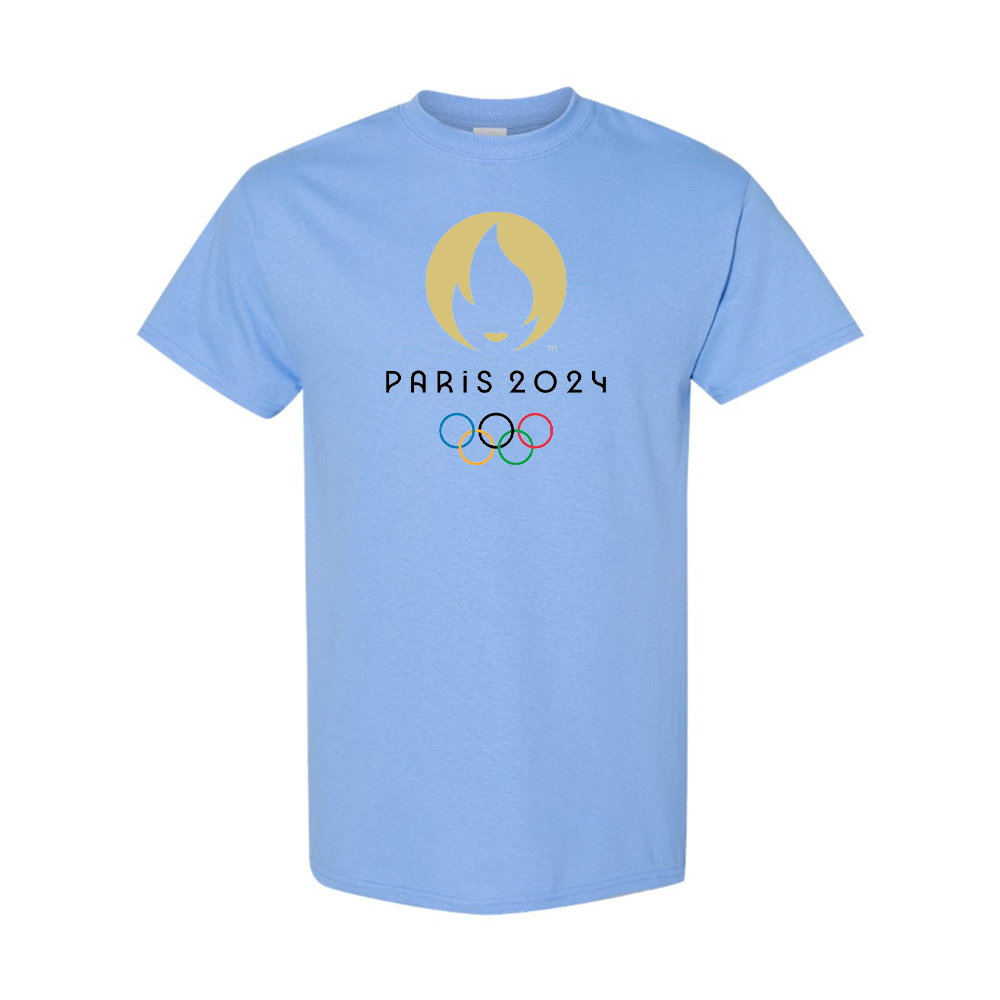 Youth New Olympics 2024 Paris Logo Cotton T-Shirt