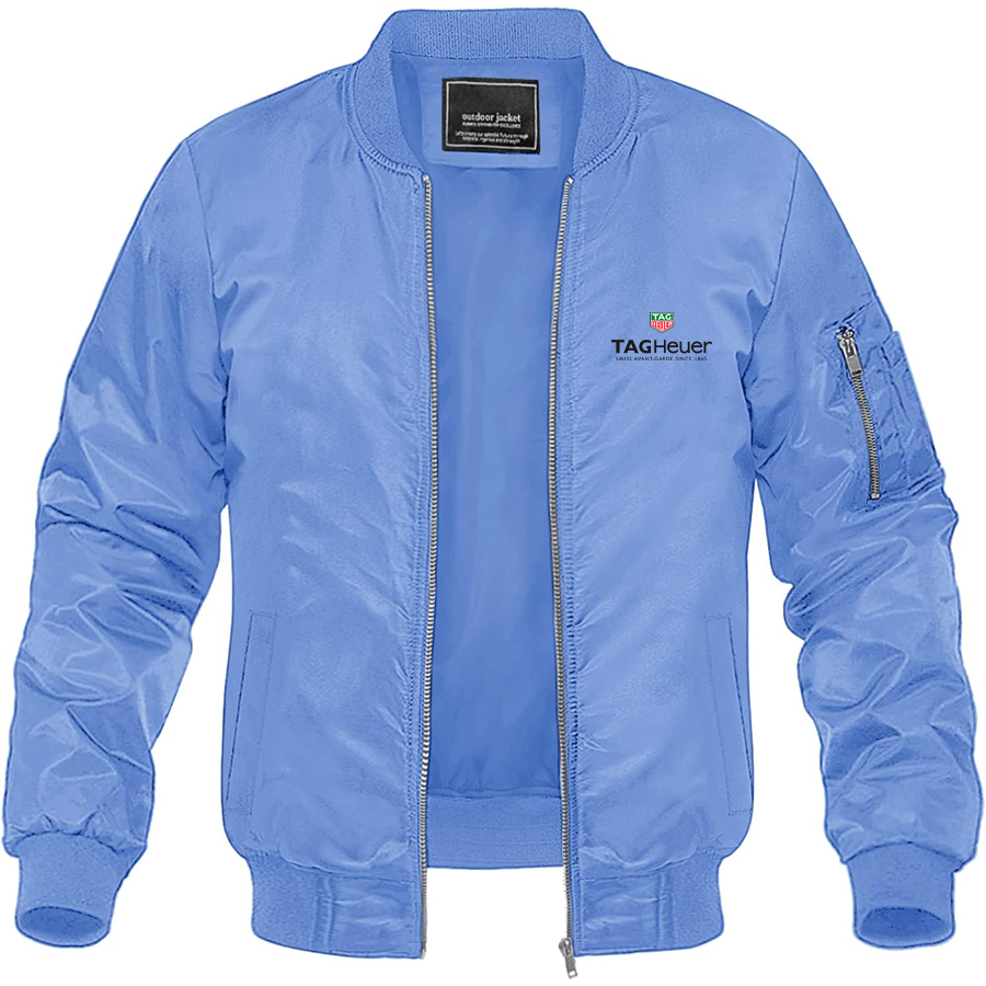Men's TAG Heuer Lightweight Bomber Jacket Windbreaker Softshell Varsity Jacket Coat
