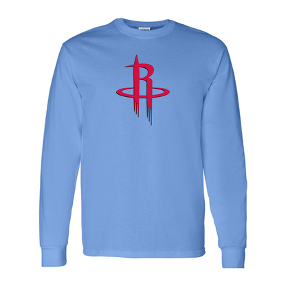 Men's Houston Rockets Long sleeves T-Shirt