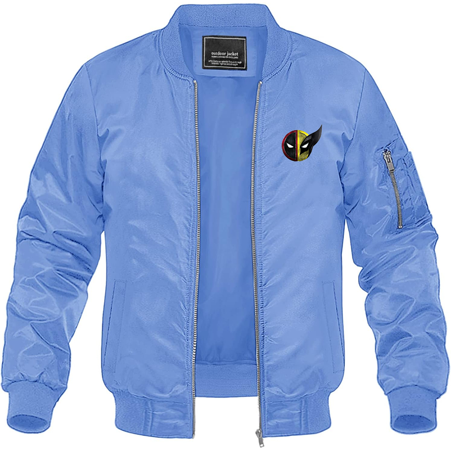 Men's Deadpool & Wolverine Lightweight Bomber Jacket Windbreaker Softshell Varsity Jacket Coat – men's lightweight bomber jacket | TeesCustomize