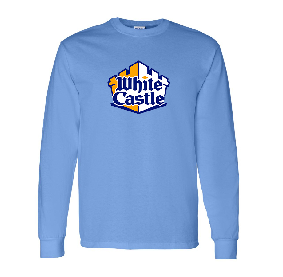 Men's White Castle Long sleeves T-Shirt