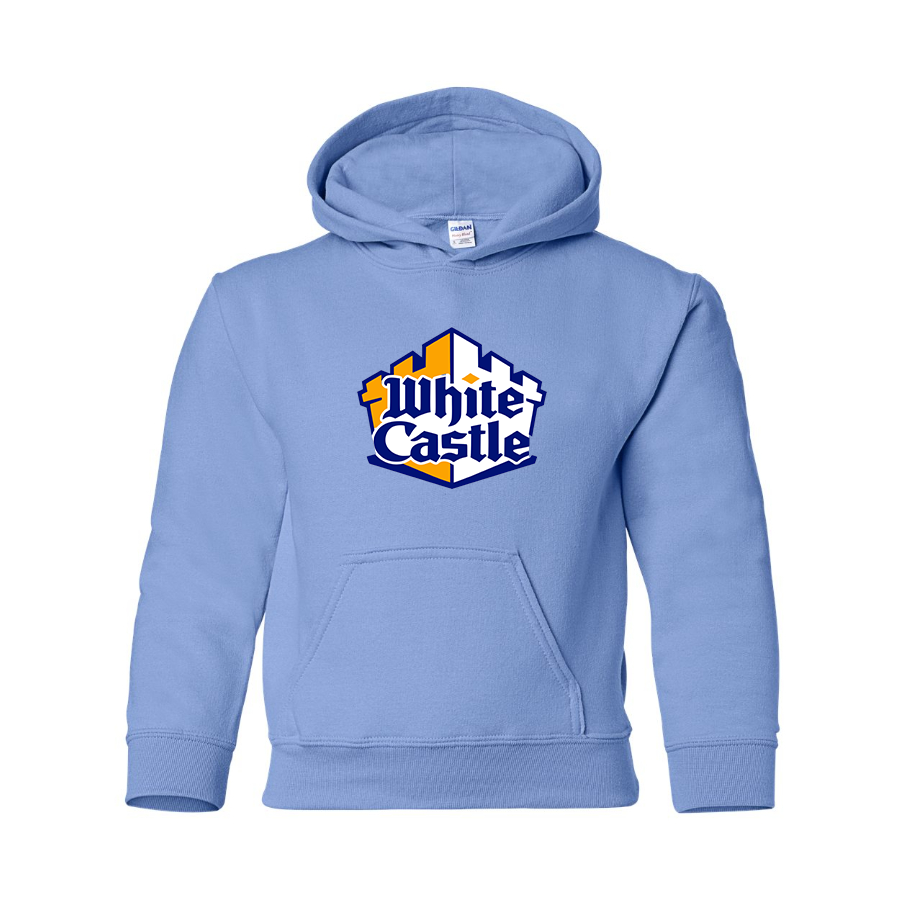 Youth's White Castle Pullover Hoodie