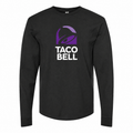 Men's Taco Bell Long sleeves Cotton Blend T-Shirt - Black