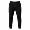 Men's Tampa Bay Lightning joggers sweatpants, Black