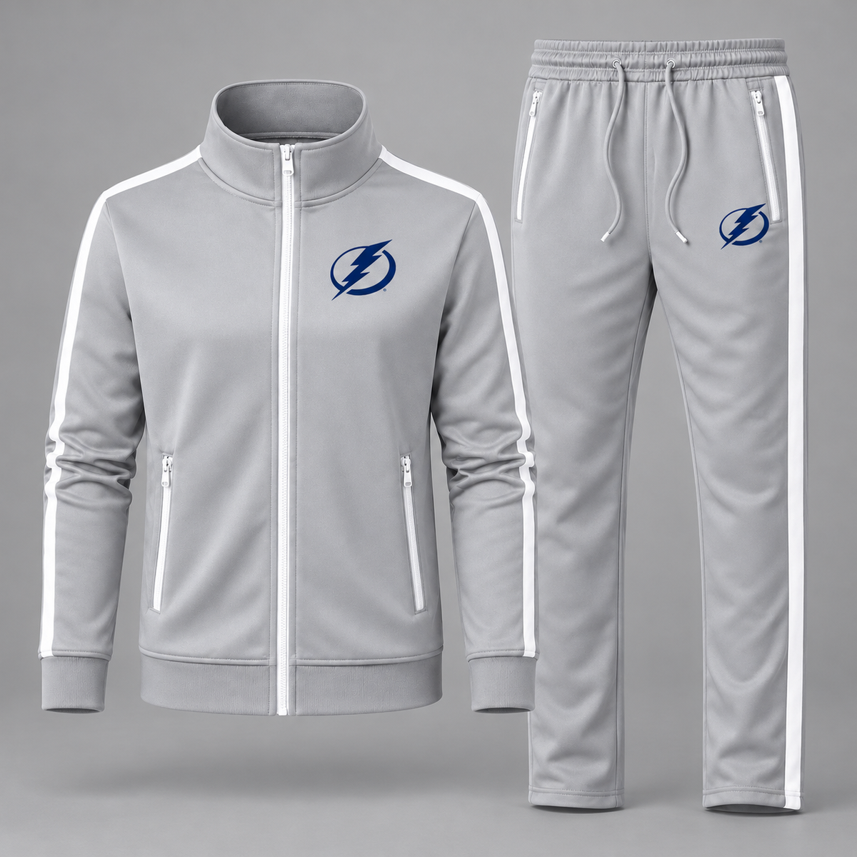 Gray - Tampa Bay Lightning tracksuit - front