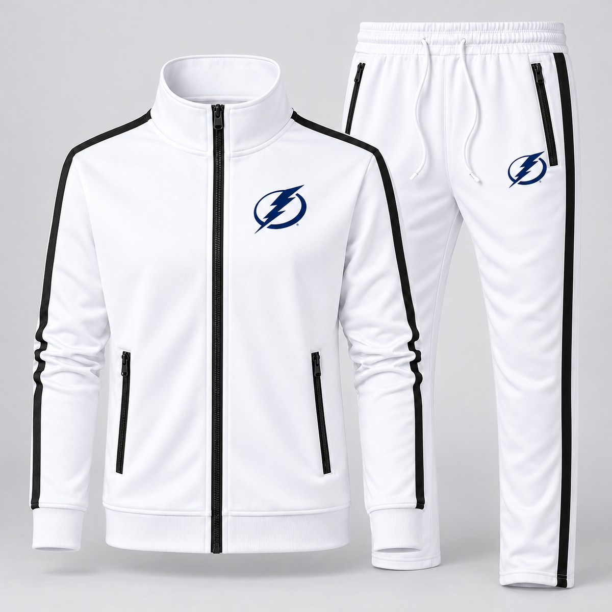 White - Tampa Bay Lightning tracksuit - front