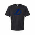 Youth Tampa Bay Lightning polyester T-shirt, Black