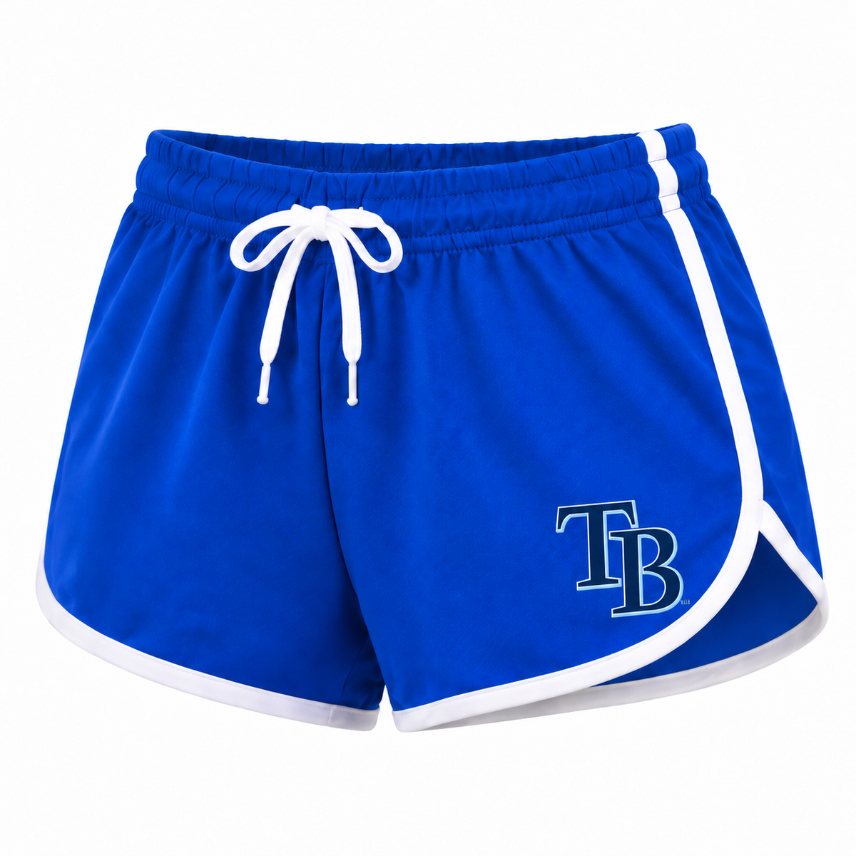 Tampa Bay Rays women's booty shorts in blue