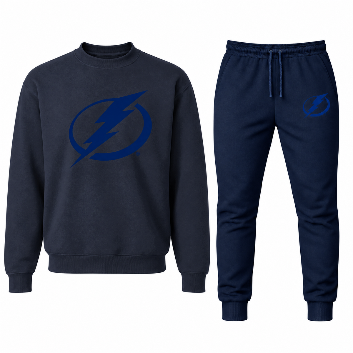 Men's Tampa Bay Lightning sweatshirt and joggers set, Navy