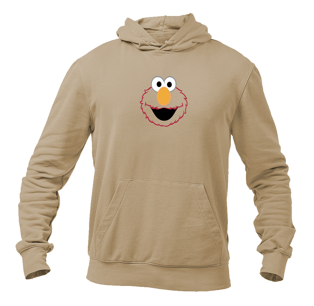 Men's Sesame Street Elmo Face Pullover  Hoodie