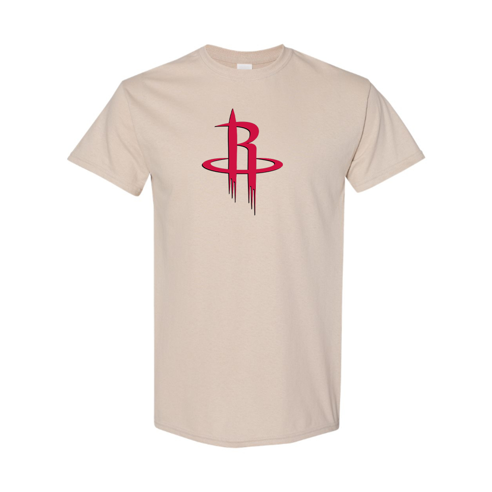 Men's Houston Rockets Cotton T-shirt – Graphic Cotton T-Shirt | TeesCustomize