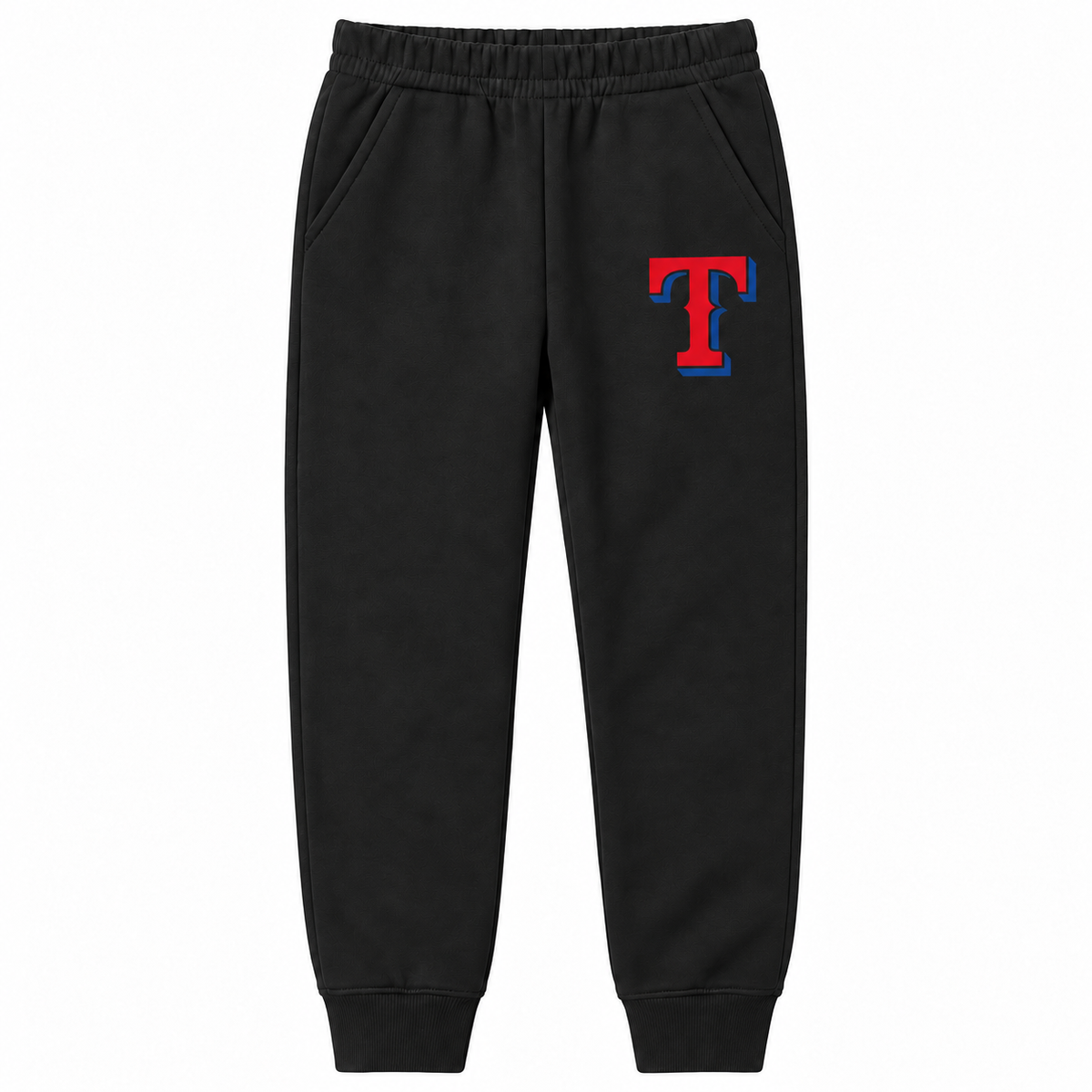 Texas Rangers youth joggers in Black