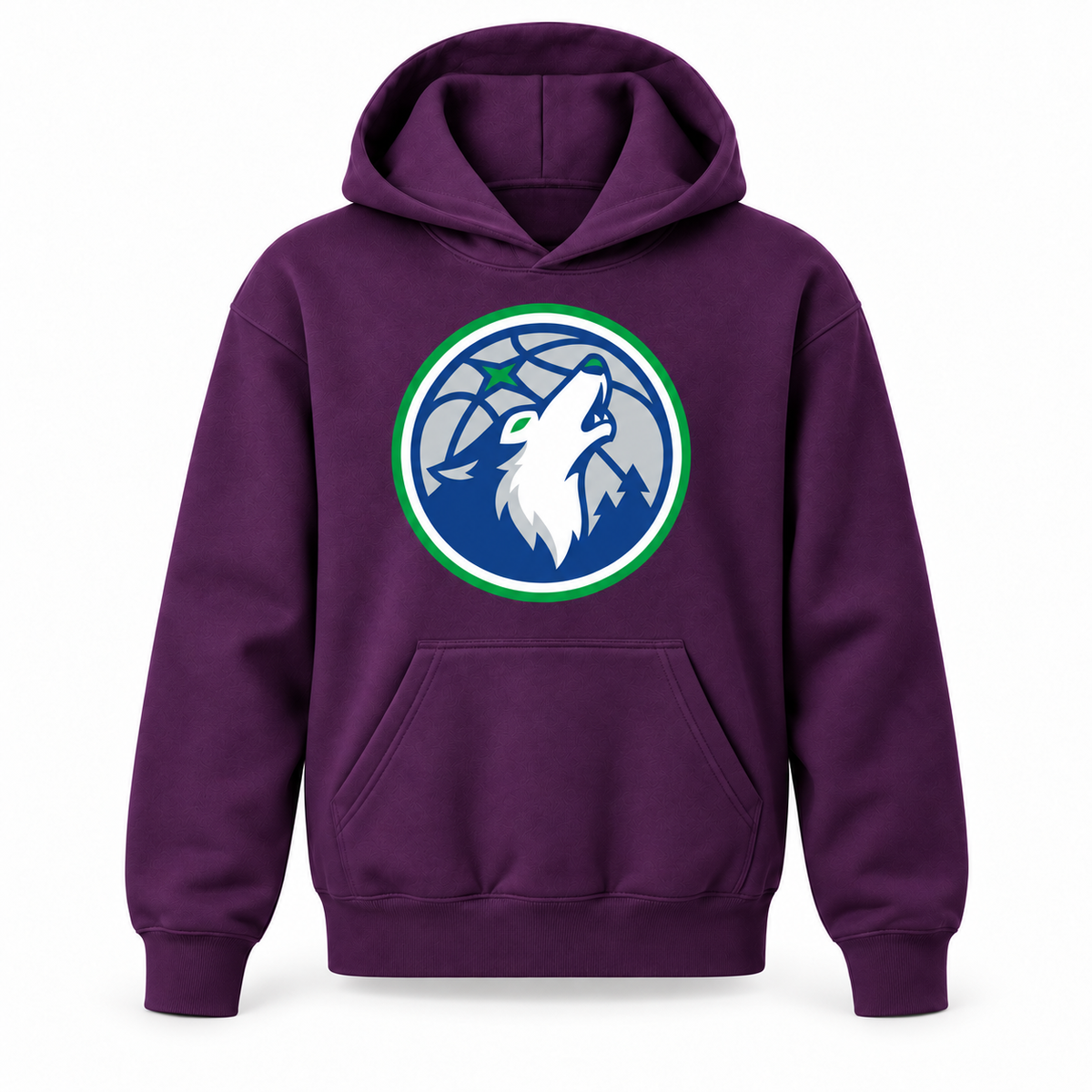 Minnesota Timberwolves youth pullover hoodie in Purple