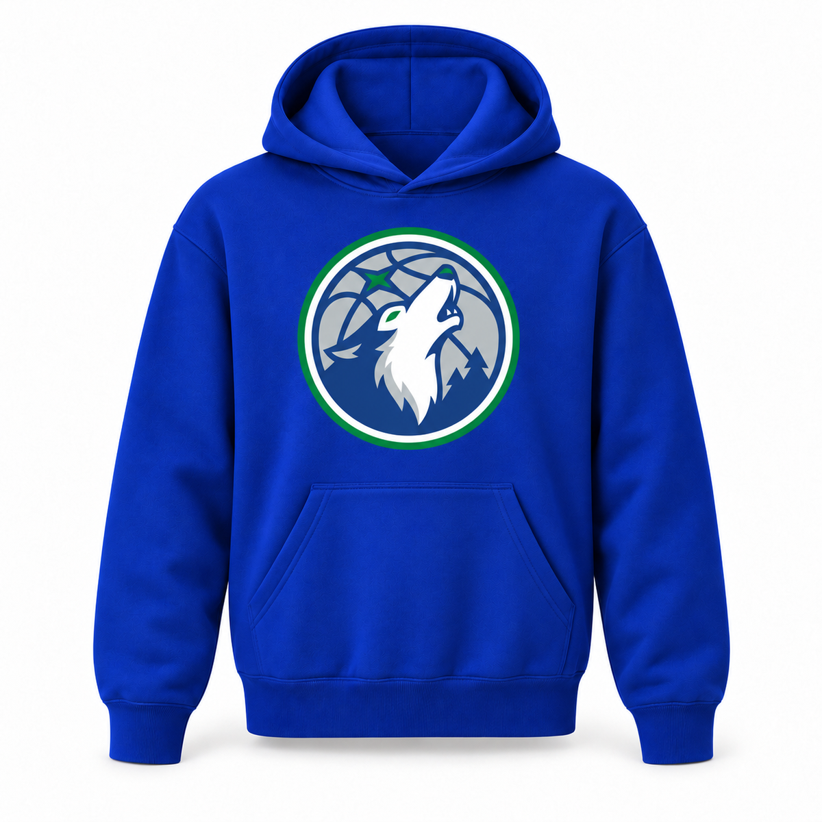 Minnesota Timberwolves youth pullover hoodie in Royal Blue