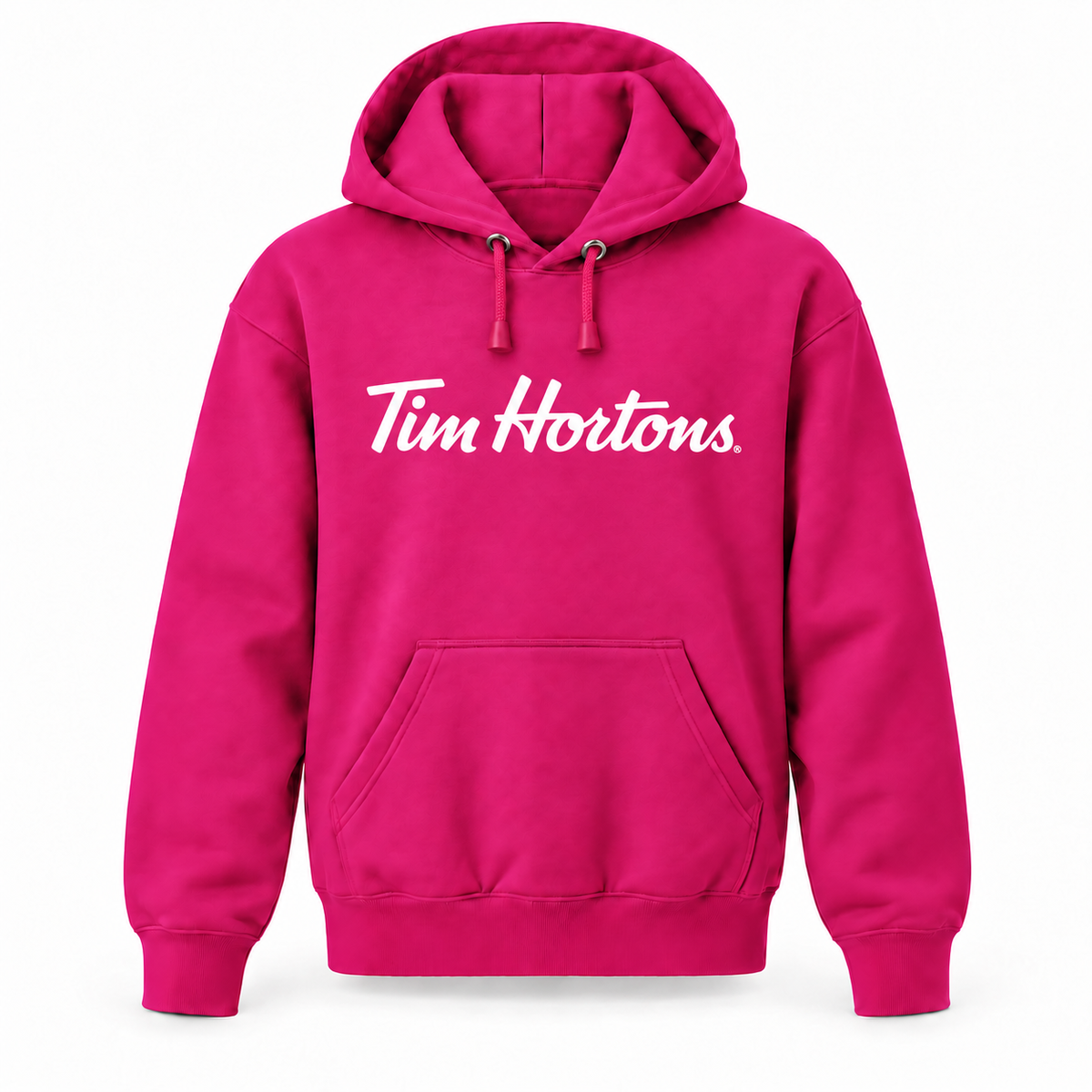 Youth Tim Hortons pullover hoodie — Hot Pink