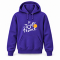 Youth Le Tour De France sale pullover hoodie in Purple, front design