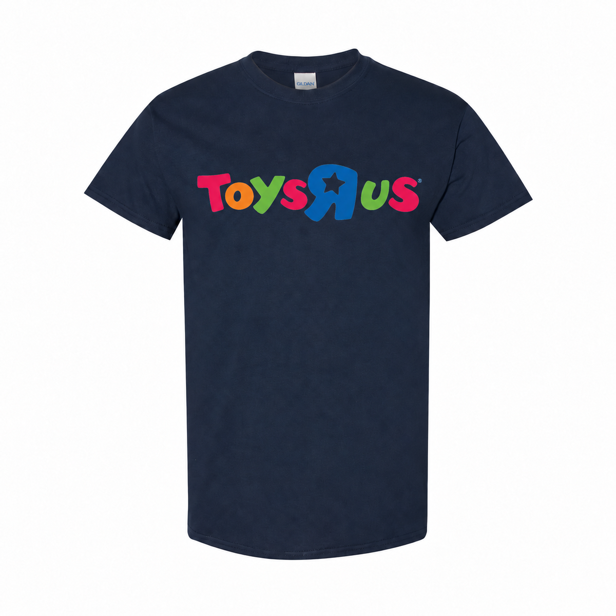 Toys R Us youth cotton tee in Navy with original artwork