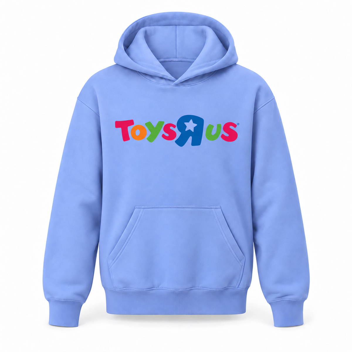 Toys R Us youth hoodie in Light Blue with original artwork
