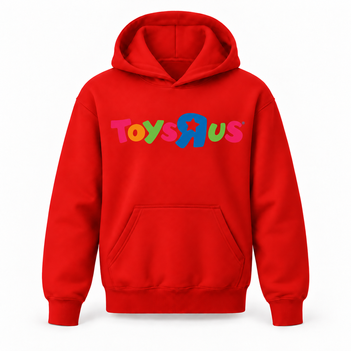 Toys R Us youth hoodie in Red with original artwork