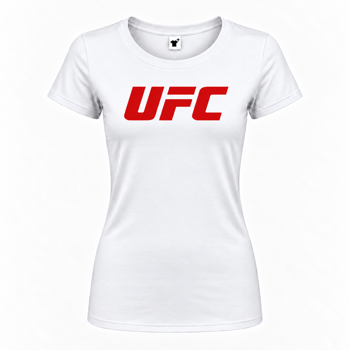 Women's ufc roundneck white