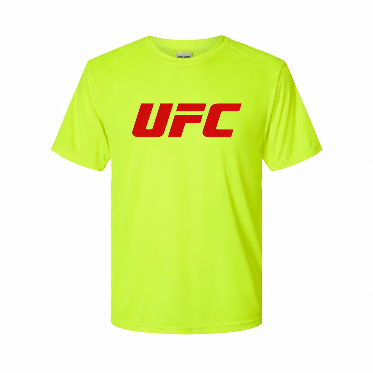 UFC youth polyester T-shirt in Safety Green