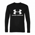 Men's Under Armour Polyester Long Sleeve T-Shirt - Black
