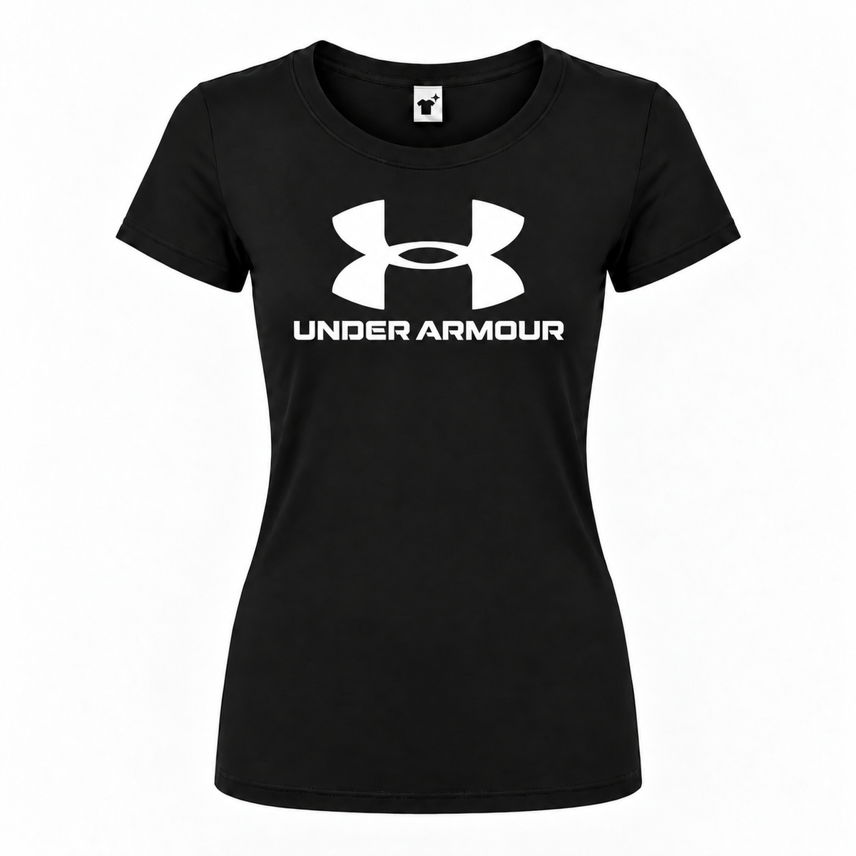 Women's Under Armour Round Neck T-Shirt, Black