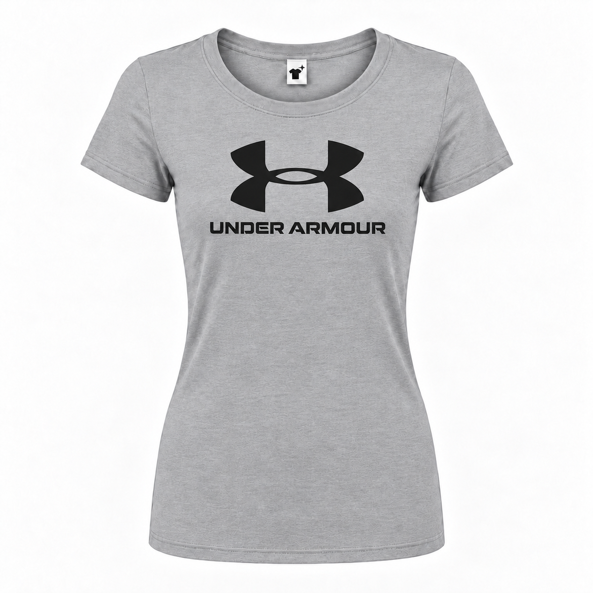 Women's Under Armour Round Neck T-Shirt, Gray
