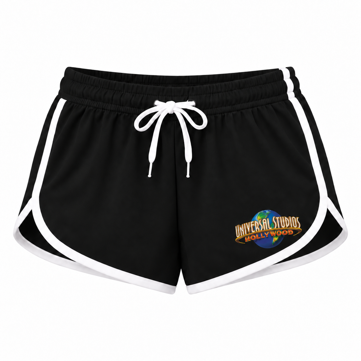 Women's Universal Studios Hollywood Booty Shorts, Black