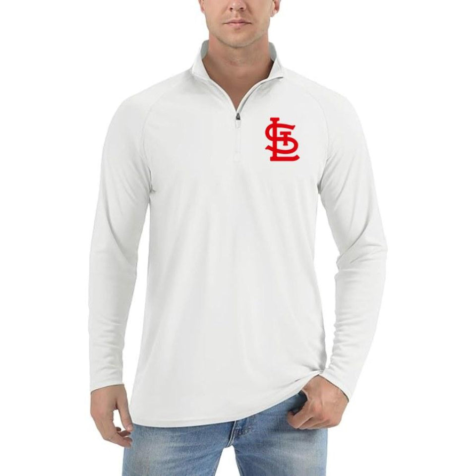 Men's St. Louis Cardinals Polyester Polo - Sky Blue