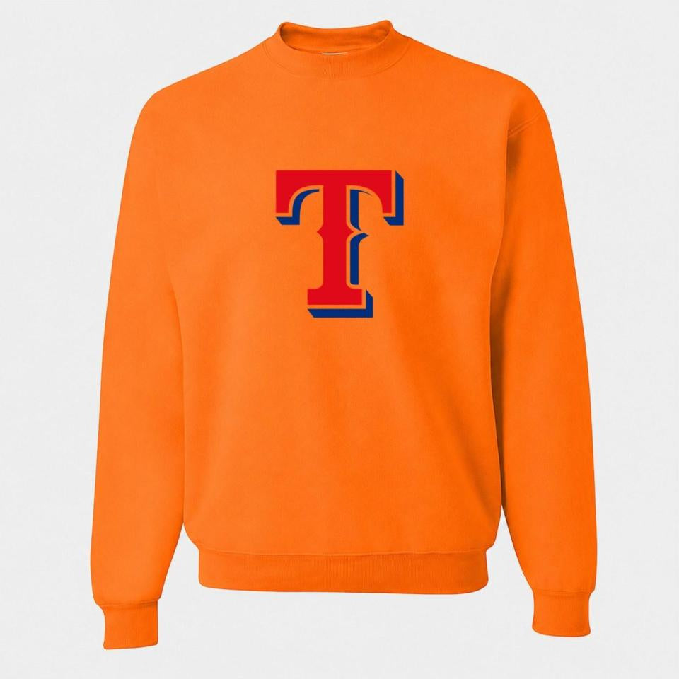 Men's Texas Rangers Crewneck Sweatshirt - Orange
