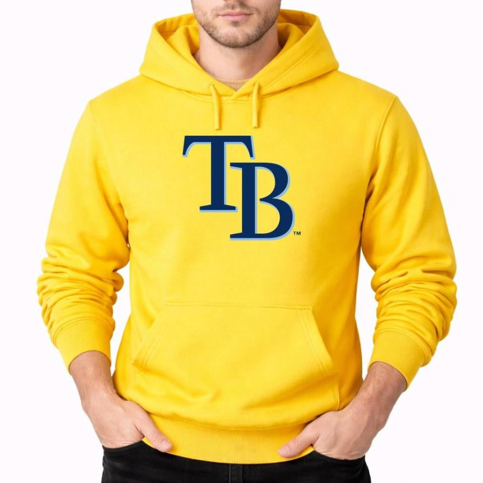 Men's Tampa Bay Rays Pullover Hoodie - Yellow