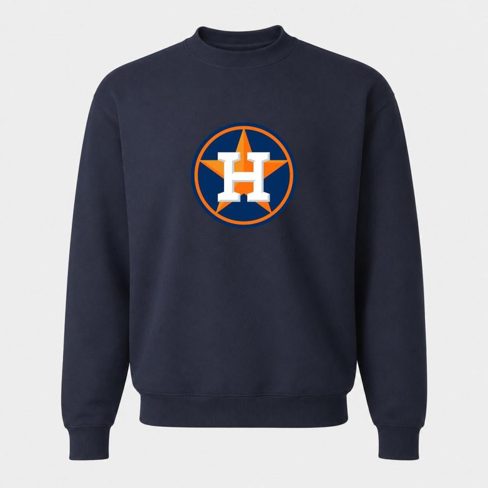 Men's Houston Astros Crewneck Sweatshirt - Navy