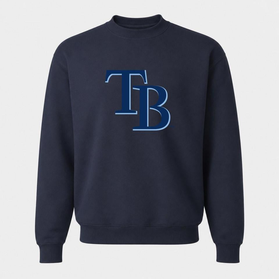 Men's Tampa Bay Rays Crewneck Sweatshirt - Navy