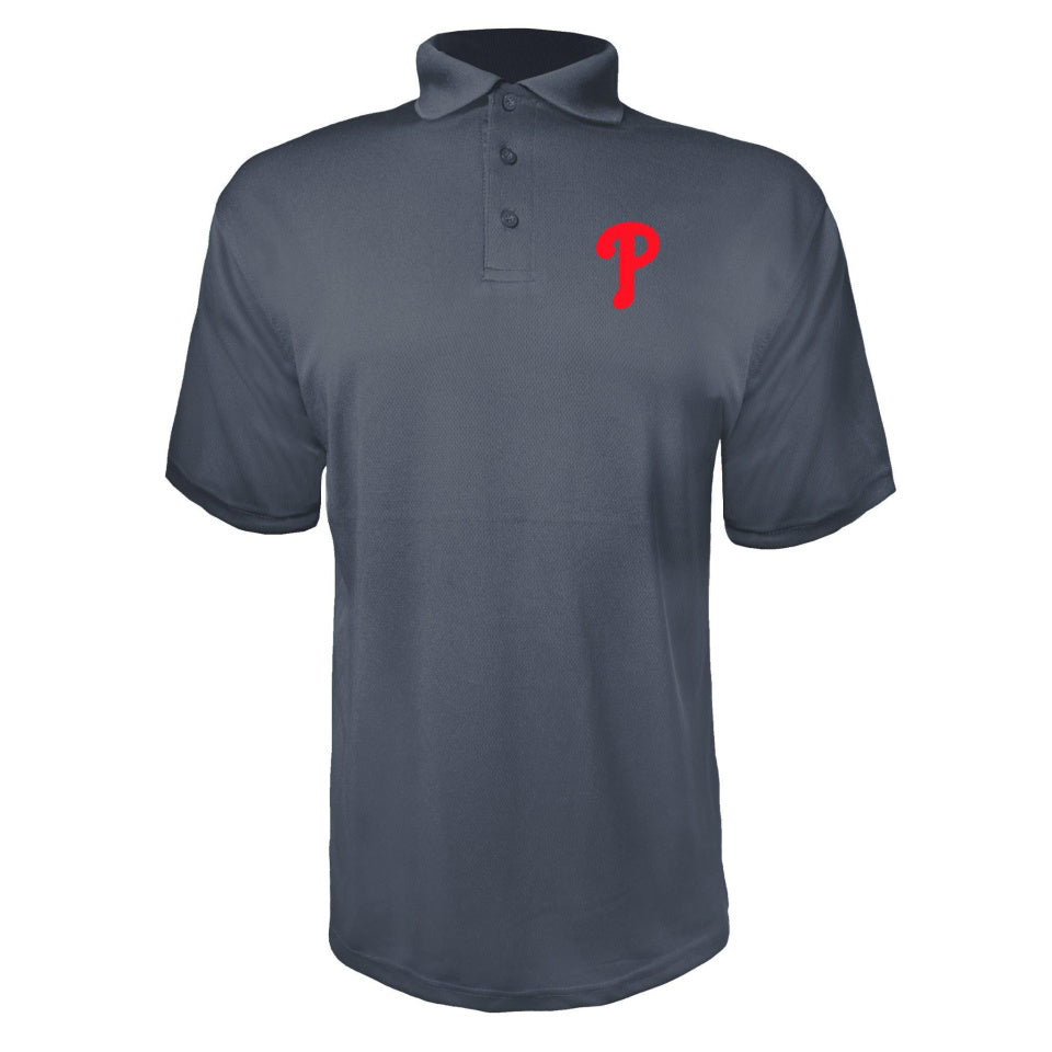 Men's Philadelphia Phillies Quarter Zip - Black