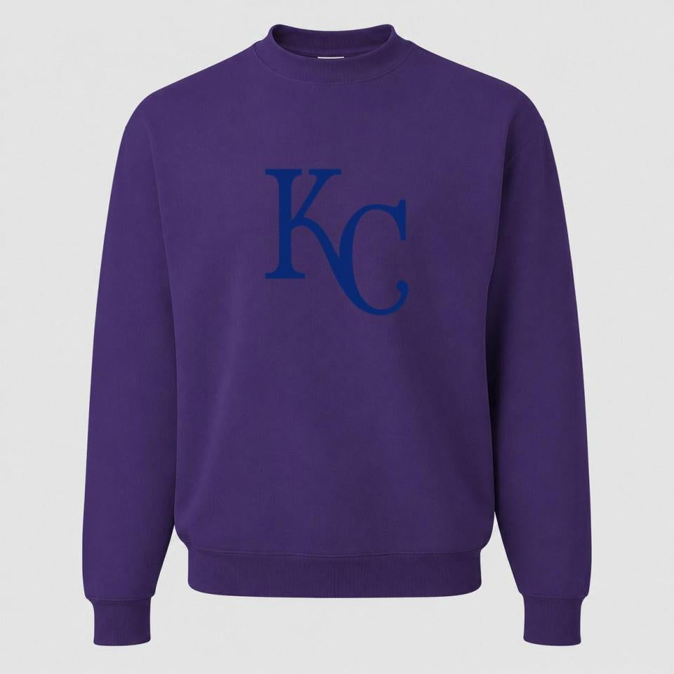 Men's Kansas City Royals Crewneck Sweatshirt - Purple