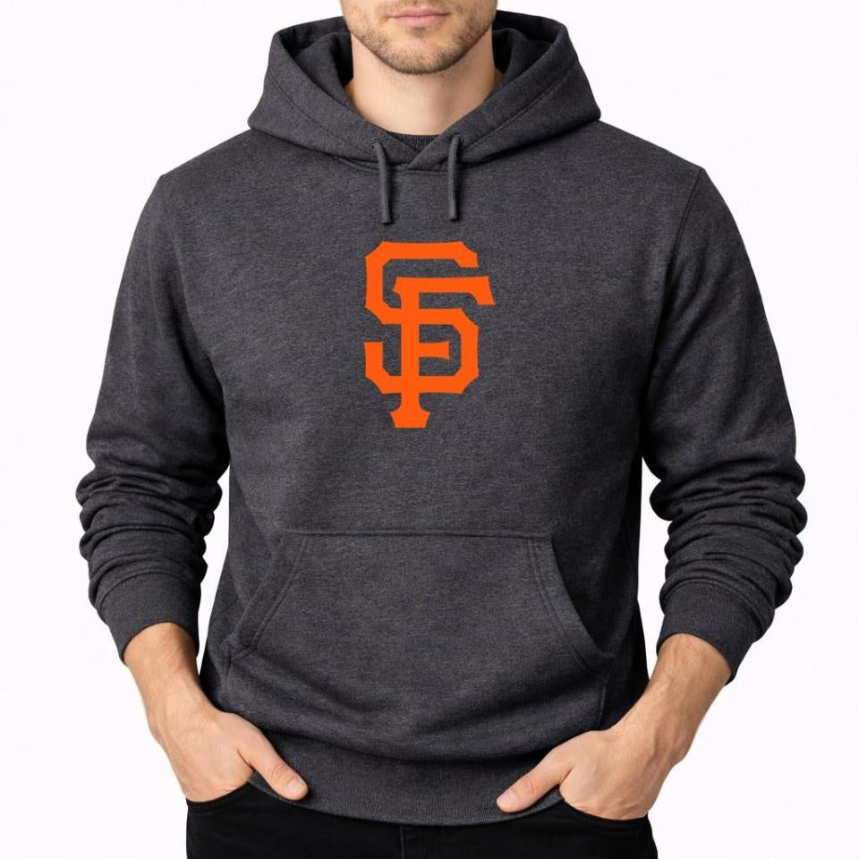 Men's San Francisco Giants Pullover Hoodie - Charcoal