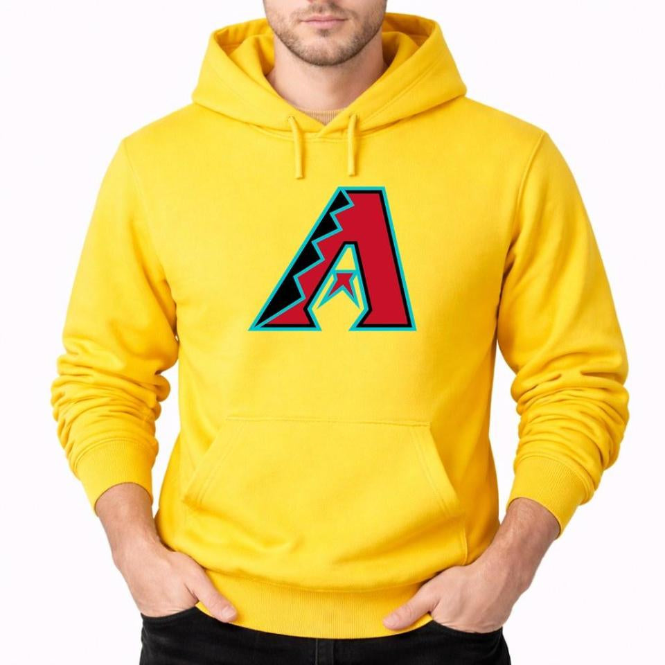 Men's Arizona Diamondbacks Pullover Hoodie - Yellow