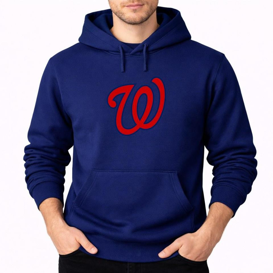 Men's Washington Nationals Pullover Hoodie - Navy