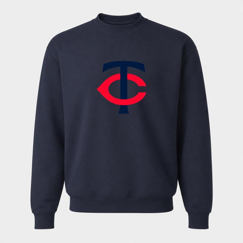 Men's Minnesota Twins Crewneck Sweatshirt - Navy