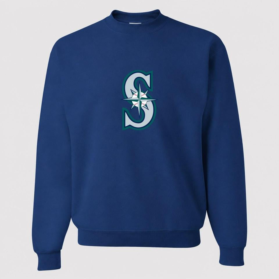 Men's Seattle Mariners Crewneck Sweatshirt - Blue