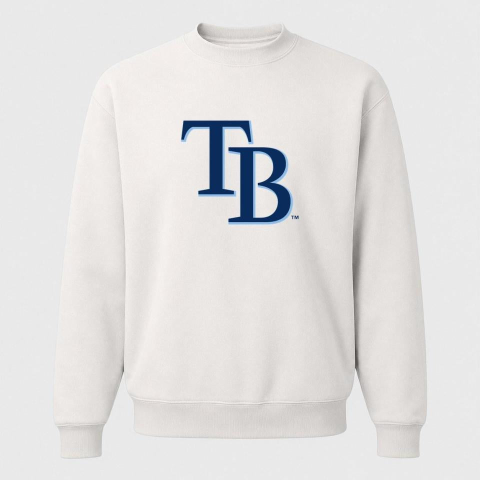 Men's Tampa Bay Rays Crewneck Sweatshirt - White