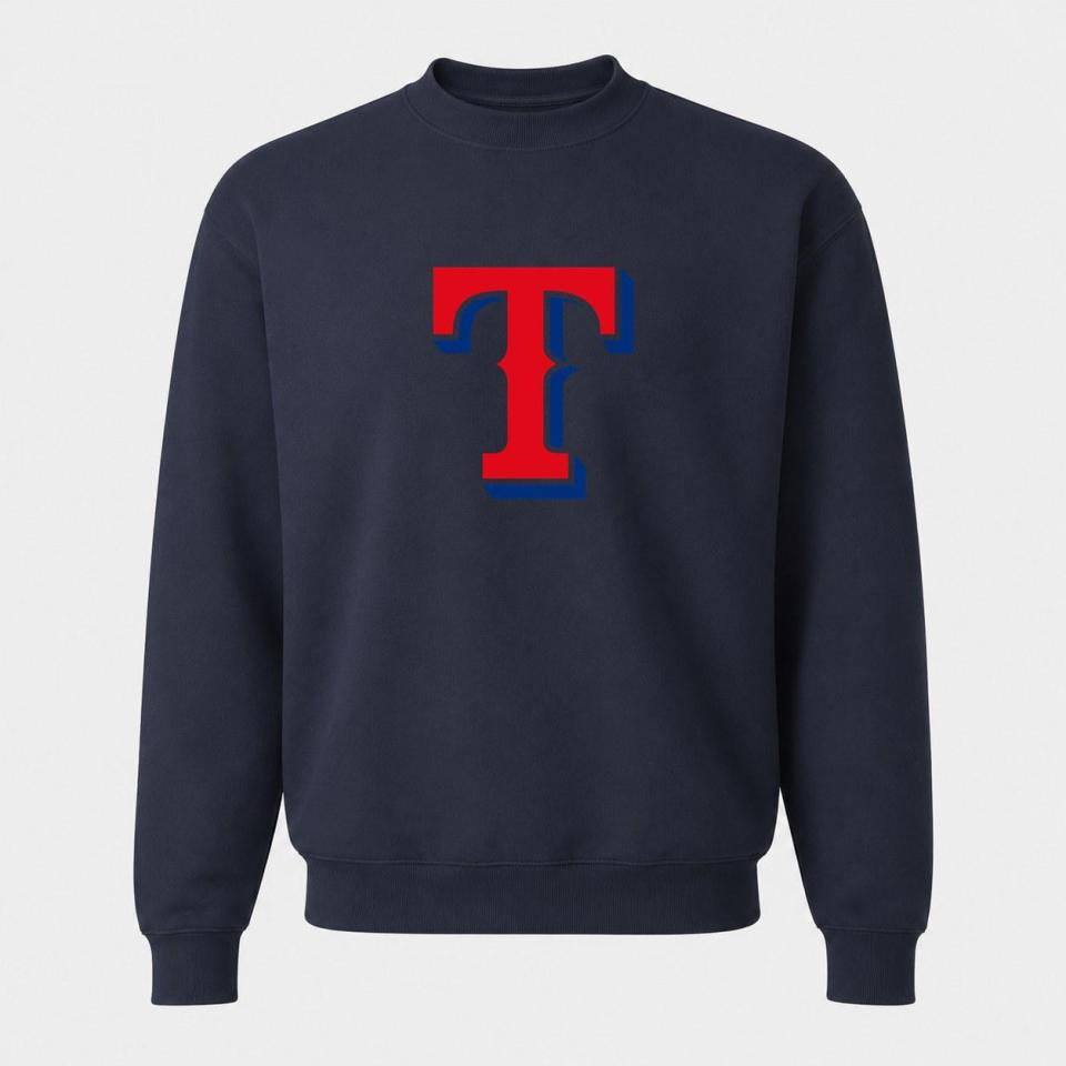 Men's Texas Rangers Crewneck Sweatshirt - Navy