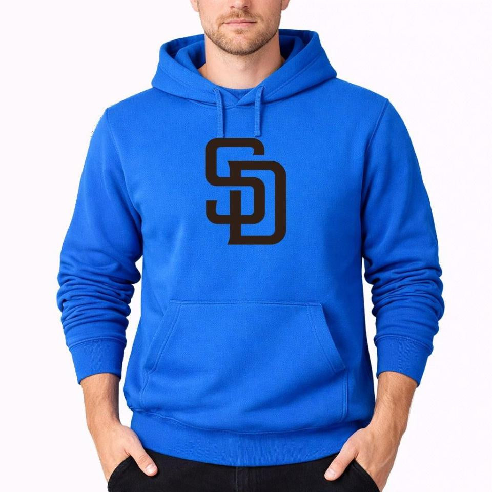 Men's San Diego Padres Pullover Hoodie - Azure