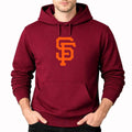 Men's San Francisco Giants Pullover Hoodie - Burgundy
