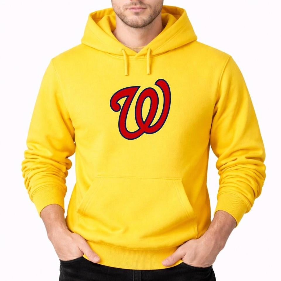 Men's Washington Nationals Pullover Hoodie - Yellow