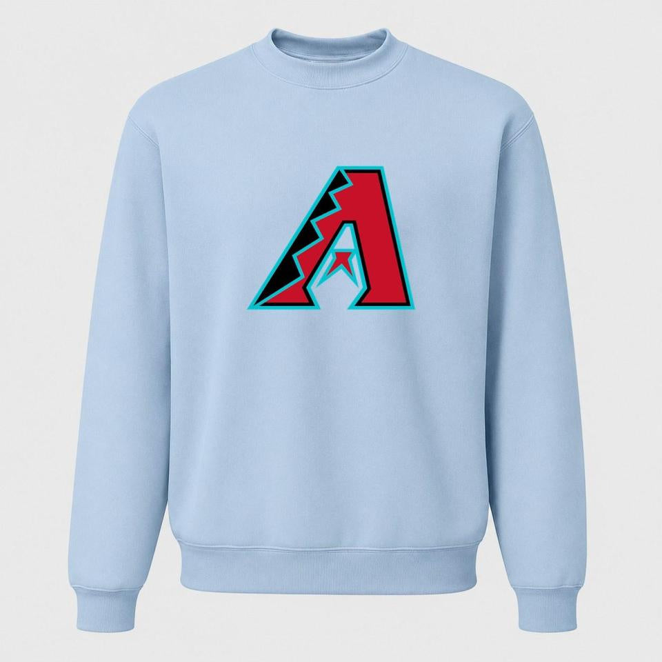 Men's Arizona Diamondbacks Crewneck Sweatshirt - Sky Blue