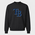 Men's Tampa Bay Rays Crewneck Sweatshirt - Black