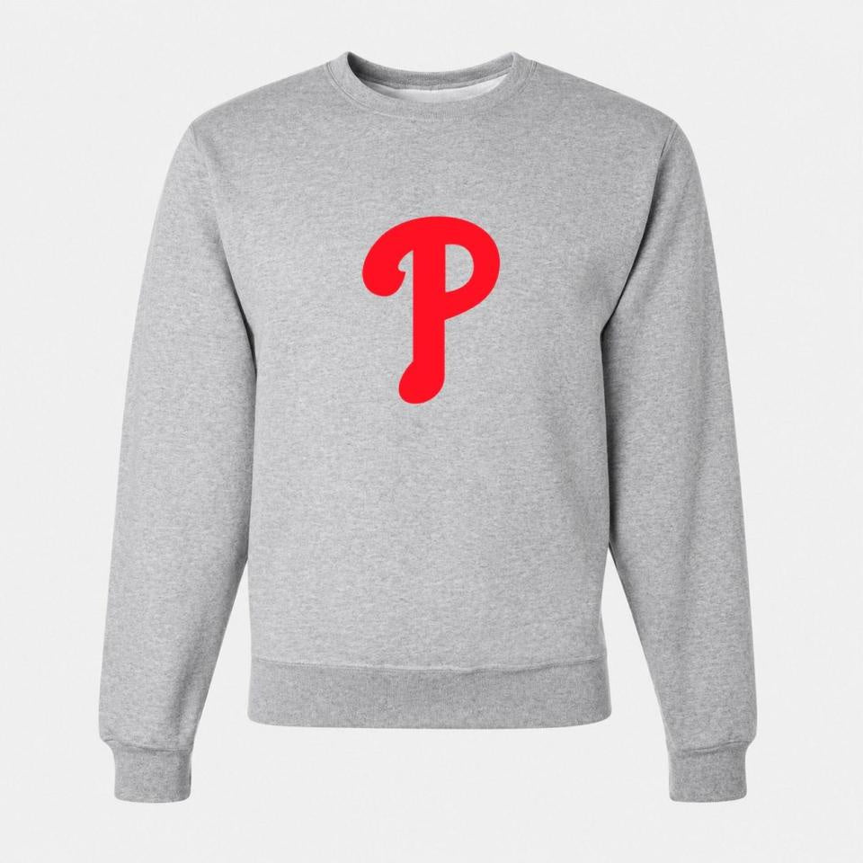 Men's Philadelphia Phillies Crewneck Sweatshirt - Gray